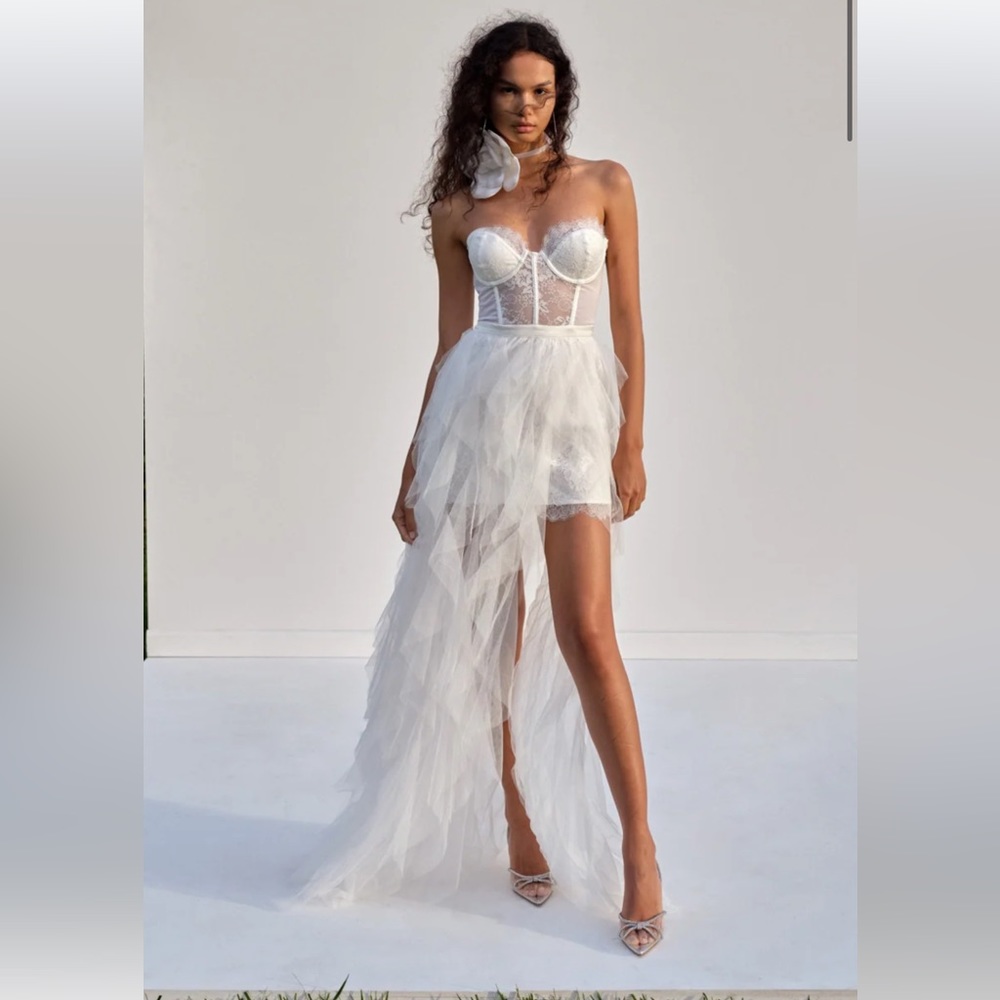 For Love & Lemons Long Bustier Dress